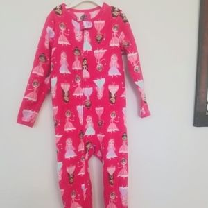 Toddler girls ballerina pajamas onesie